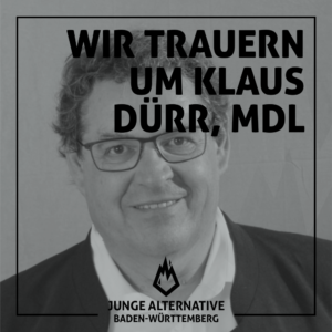 Wir trauern um Klaus Dürr, MdL