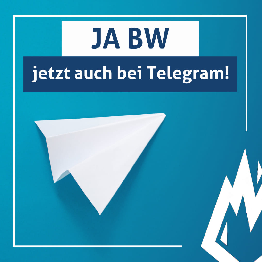 JA BW jetzt auch bei Telegram!