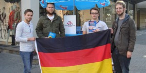 Aktionswochenende: Junge Alternative im Vorwahlkampf in Mannheim