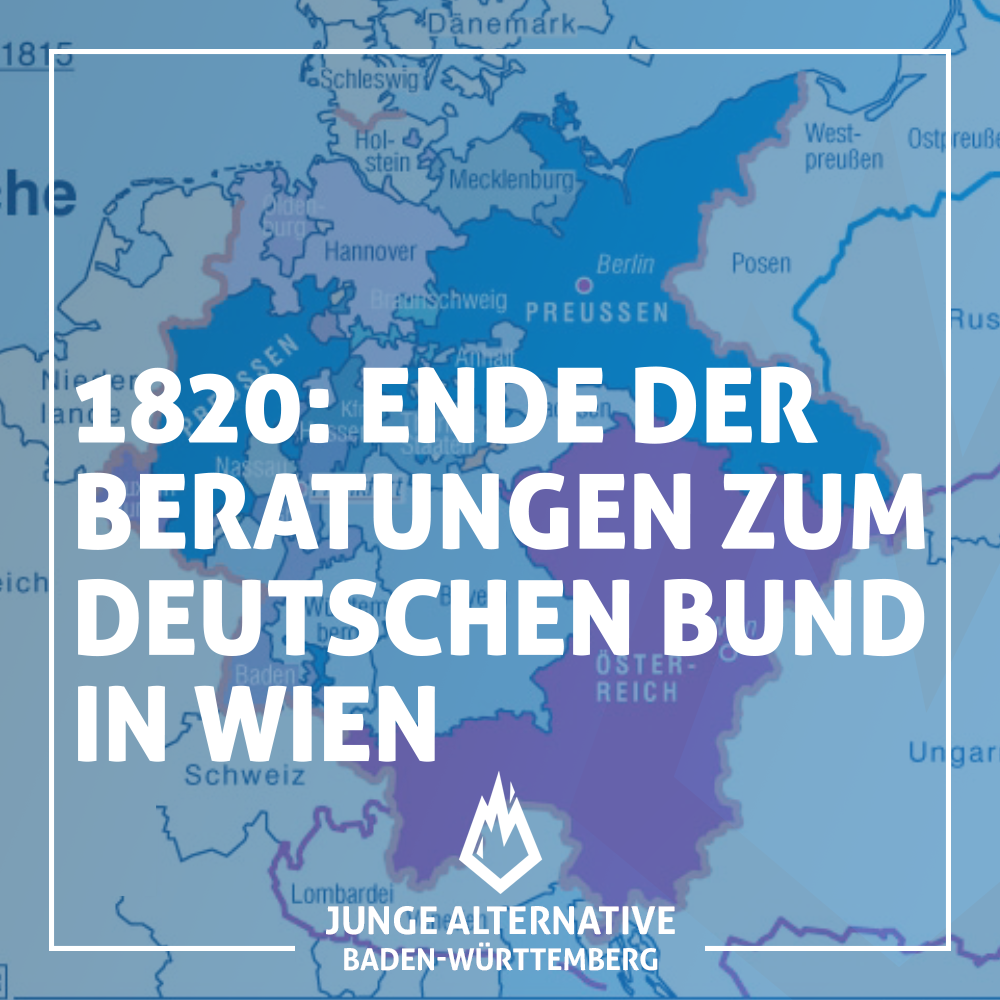 Vor 200 Jahren – In Wien enden die Beratungen zu den Grundlagen des Deutschen Bundes