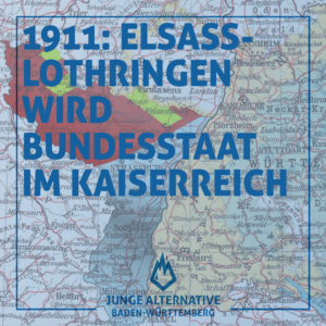 1911: Verfassung für Elsass-Lothringen