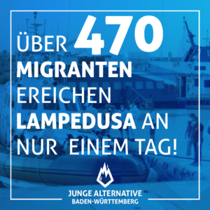 Über 470 Migranten erreichen Lampedusa an nur einem Tag!