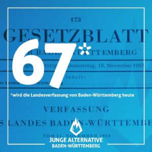 67 Jahre Beschluss der baden-württembergische Landesverfassung