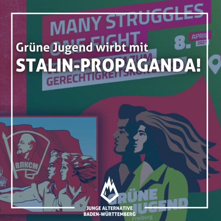 Grüne Jugend wirbt mit Stalin-Propaganda